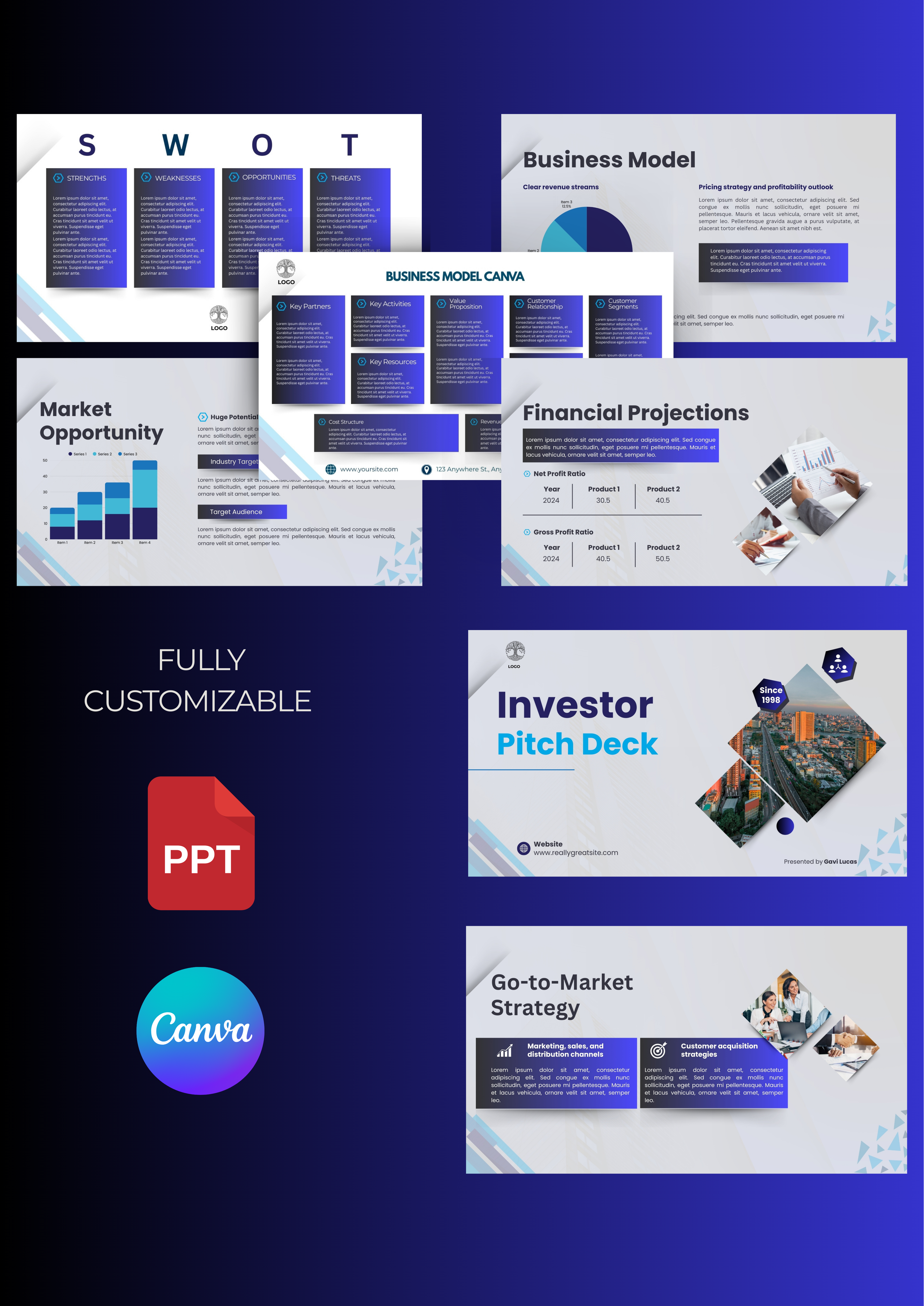 Strategic Startup Business Bundle-Professional business documents