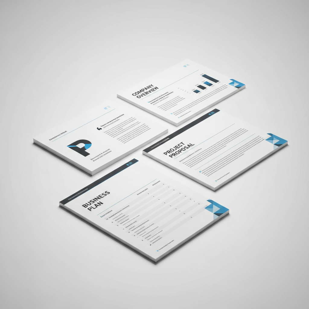 Professional Business Templates Mockup