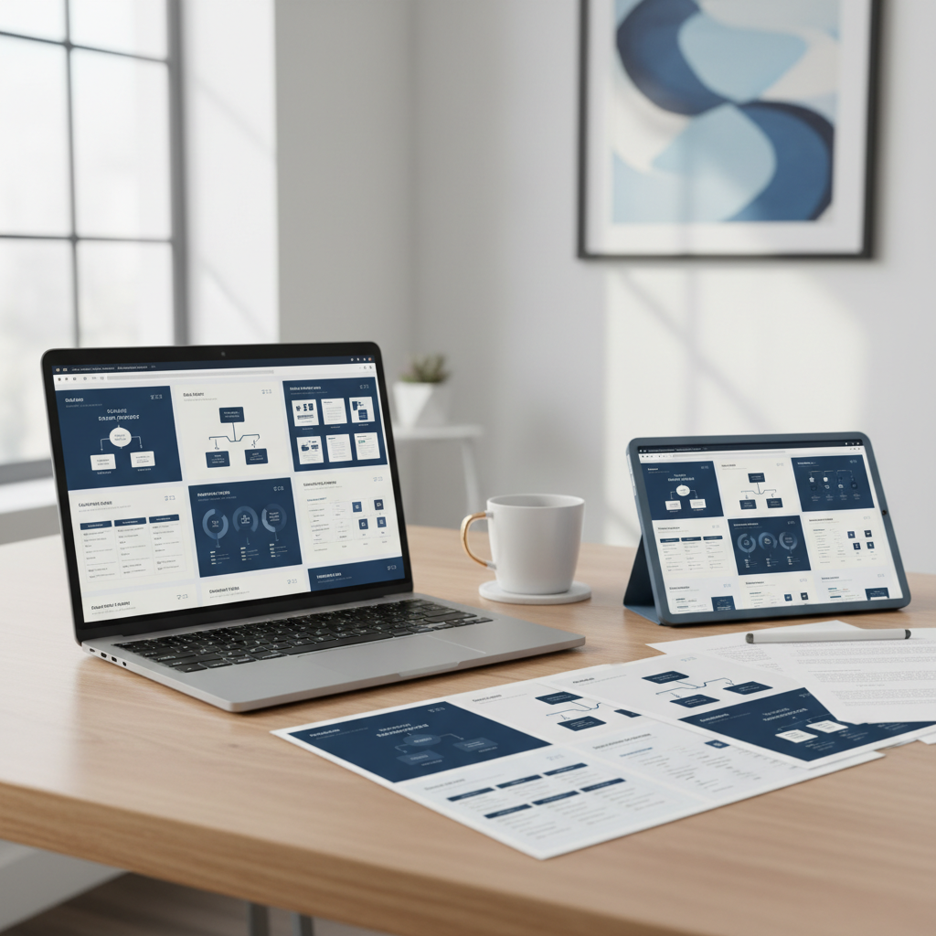 Professional Workspace with Business Templates